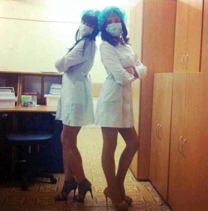 ❤Сексуальные медсестры из российских социальных сетей.